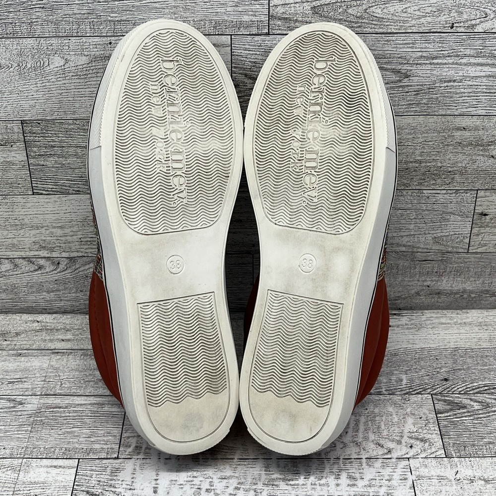 Bernie Mev Ofelia Opal Coral Stretch Woven Comfort Sneaker Women Sz EU 38 US 6.5 - Picture 7 of 10